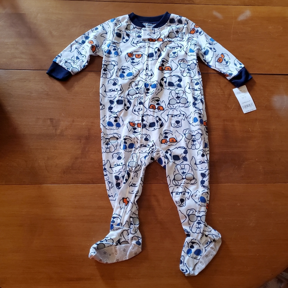 NWT Carter's Dog Footie Onesie